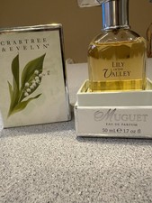 Crabtree & Evelyn LILY OF THE VALLEY Eau de Parfum 1.7 oz Perfume Spray New NOS