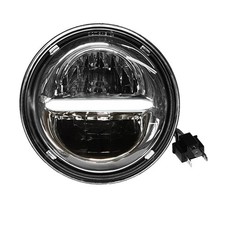 Pathfinder 226-0100 HD7CLC CLASSIC LED HEADLIGHT 7" W/DRL CHROME