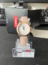 Timex Women's Briarwood Leather W  Rose Gold  Genuine Leather Strap  Open Box