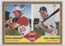 2011 Topps Heritage Then and Now Frank Robinson Josh Hamilton #TN-3 HOF 0g7