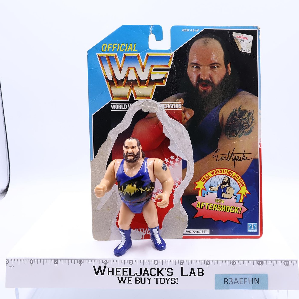Earthquake W/CARDBACK 1992 WWF Wrestling Hasbro Action Figures | eBay