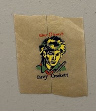 Vintage Walt Disney  s Davy Crockett Mini Iron On Transfer