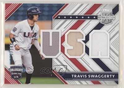 2018 Panini Elite Extra Edition USA Materials Silver /149 Travis Swaggerty 0e2x