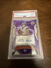 2024 Topps Resurgence Bo Nix Rookie Auto 10 Purple Surge /75 Broncos #RRS-BN PSA