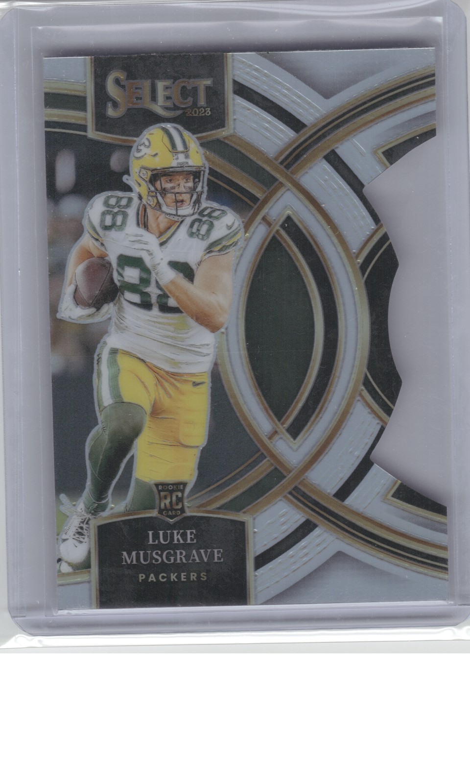 2023 Panini Select #166 Luke Musgrave Silver Prizms Die Cuts B1R1C152