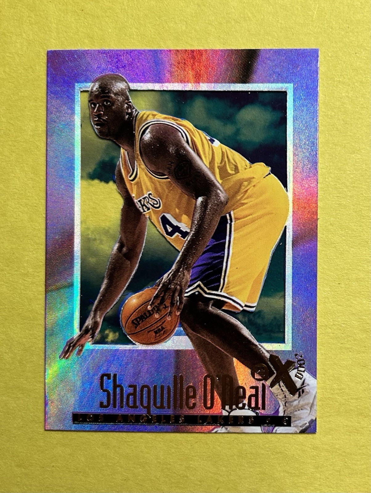 1996-97 Skybox E-X2000 - Shaquille O'Neal #32 Los Angeles Lakers Center