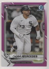 2021 Bowman Chrome Fuchsia Refractor 104/299 Yermin Mercedes #88 3pb