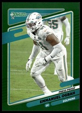 2021 Donruss #69 Emmanuel Ogbah Press Proof Green