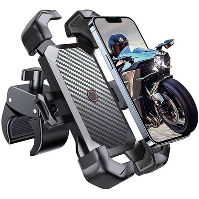 Handlebar Phone Holder, Auto Lock, 360° Rotation, Anti-Shake