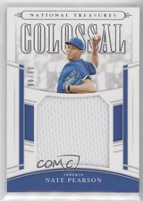 2020 Panini National Treasures Colossal Materials 8/99 Nate Pearson #CM-NP 0h28