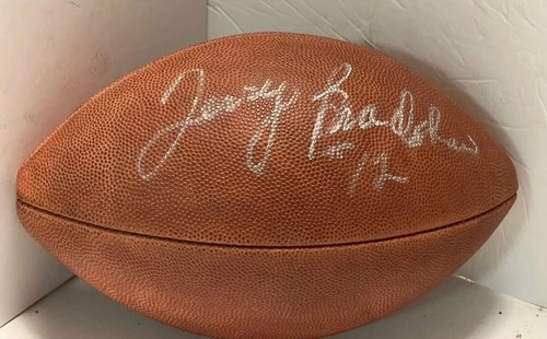 Terry Bradshaw Autographed NFL Wilson Football 4x SB Champ Pittsburgh Steelers