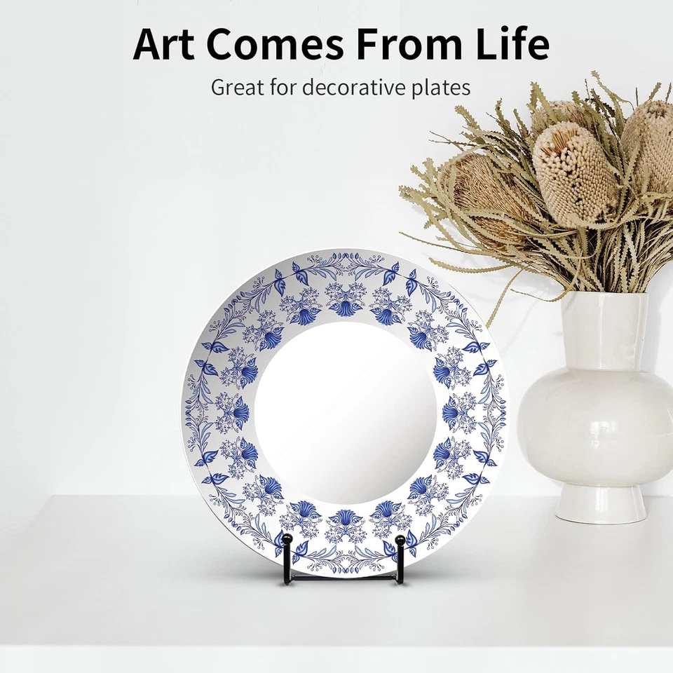 Paquete de 4 soportes de caballete de marco cuadrado de metal de 6" - pantalla de mesa multiusos para pl... Foto 2 de 4