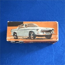 1965 Tekno Volvo P1800 825 Diecast Red Car with Original Box