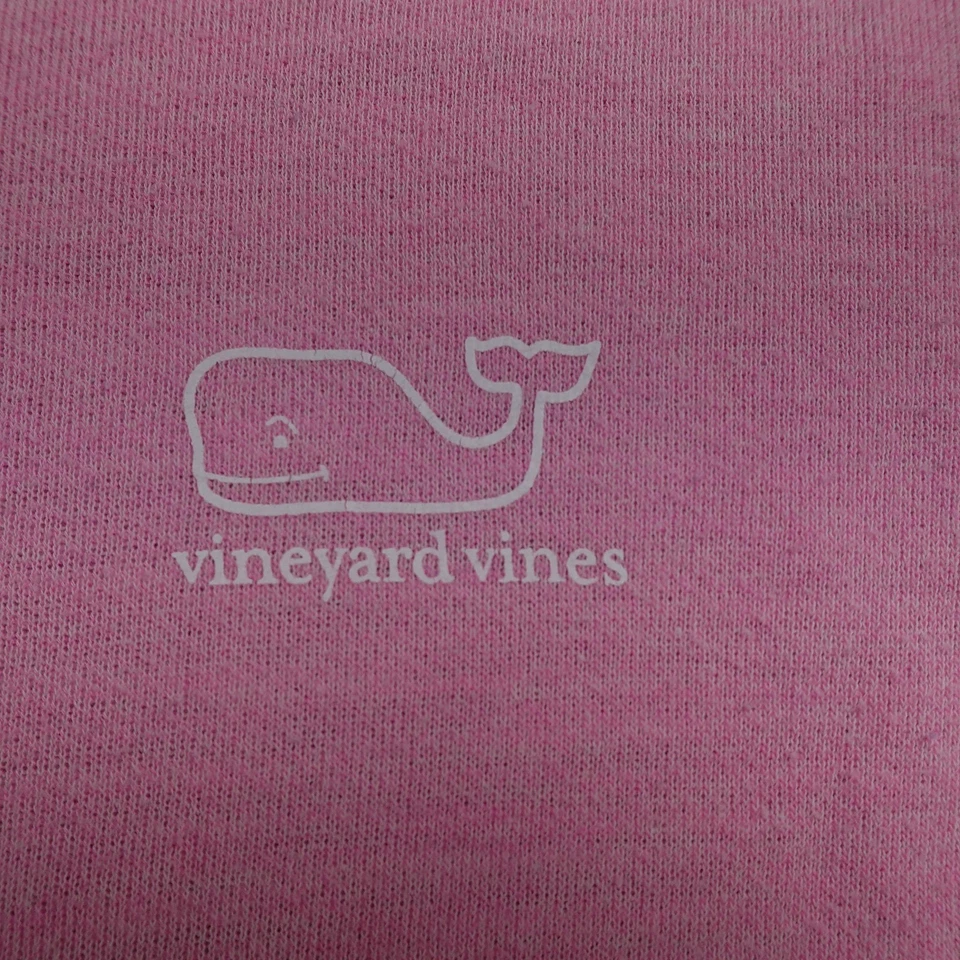 Vineyard Vines 连帽衫女式 XL 粉色鲸鱼标志套衫束腰运动衫学院风 — 第 4/4 张图片