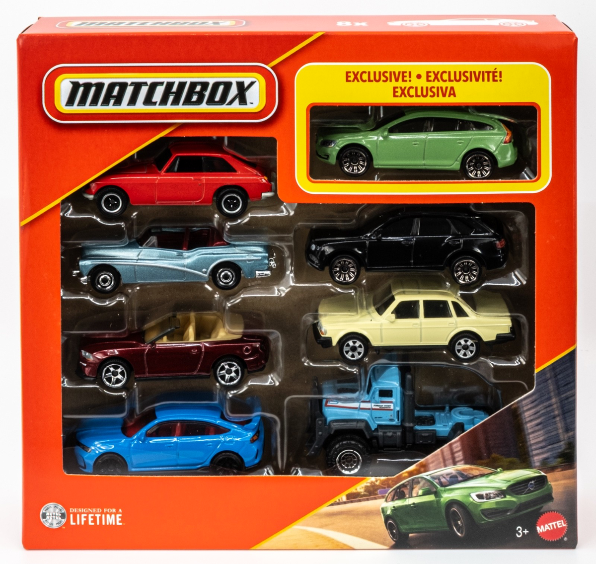 2026 Matchbox 8-Pack | Exclusive Volvo V60 CYPRESS GREEN METALLIC