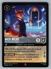 NICK WILDE - PERSISTENT INVESTIGATOR 187/204 R LORCANA NM 10 ACCORSI