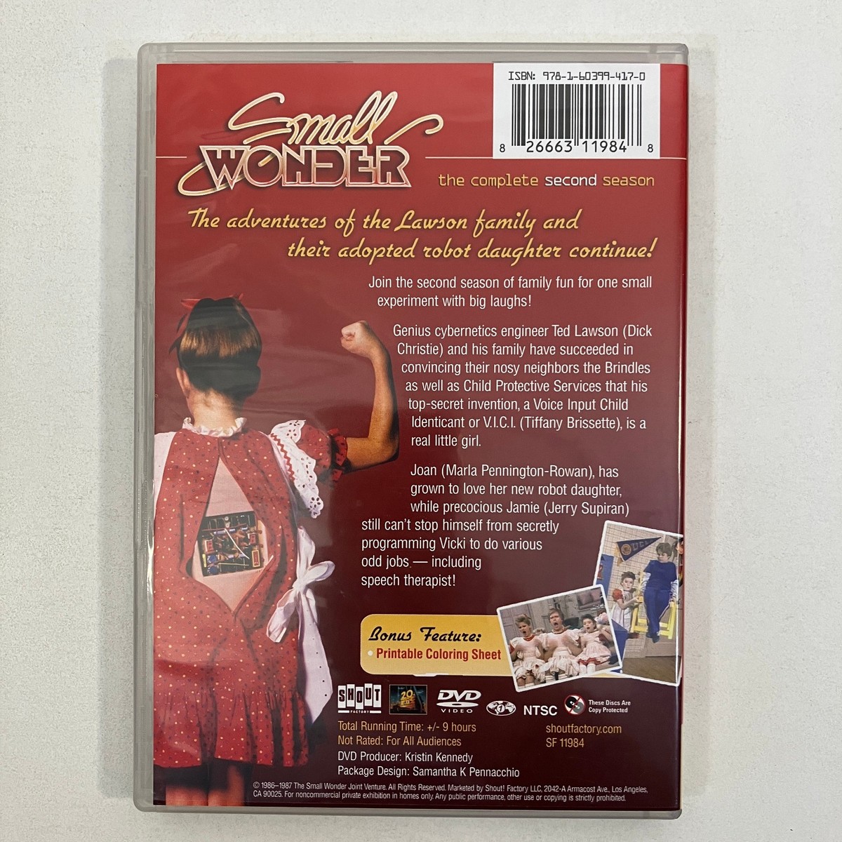 Coulter & Company [DVD](中古品) Small Wonder Complete 2nd Season DVD Shout Factory 20th Century