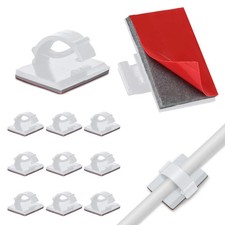 20pcs USB Cable Clips Organizer Cable Winder Management Holder for Mouse Keyboar