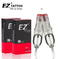 EZ Tattoo Needles Revolution Cartridge Curved Round Magnum 0.30mm 0.35mm Rotary
