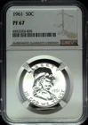 1961 NGC Proof 67 Franklin Silver Half Dollar ☆☆ Great Collectible ☆☆ 020