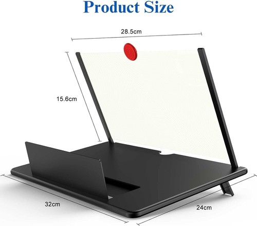 Portable 2X Screen Magnifier & Projector for Movies - Adjustable Viewing Angle - Photo 8 sur 9