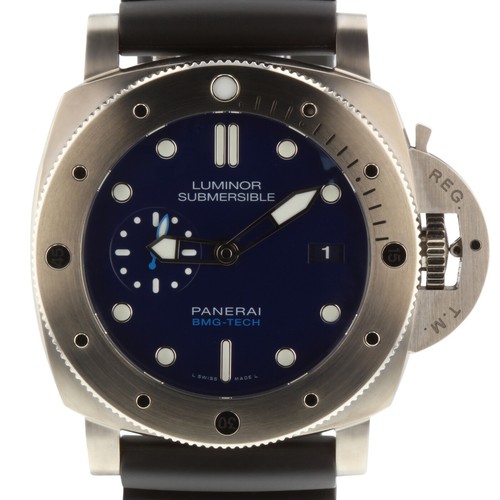 Panerai Luminor 1950 Submersible BMG-TECH 47 mm Blue Watch PAM00692 PAM 692 - Picture 2 of 5
