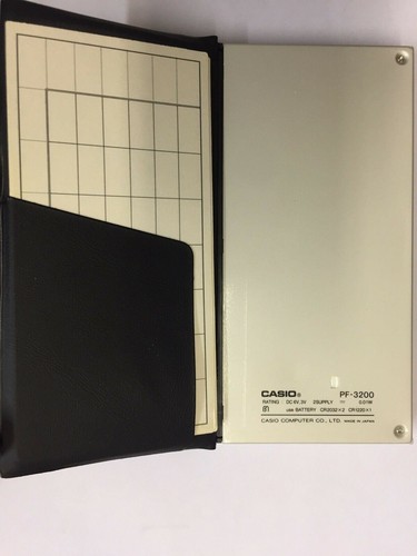 NEW Casio PF-3200 LCD pocket Data-Bank computer calculator 1980 NOS RARE Vintage - Picture 6 of 10