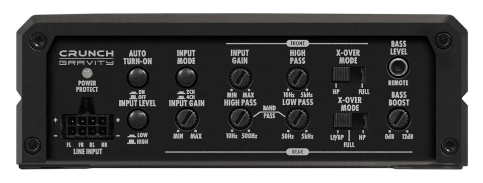 Crunch GTX1000.4D 4-Kanal Digital Endstufe Verstärker klein kompakt Leistung - Bild 3 von 4