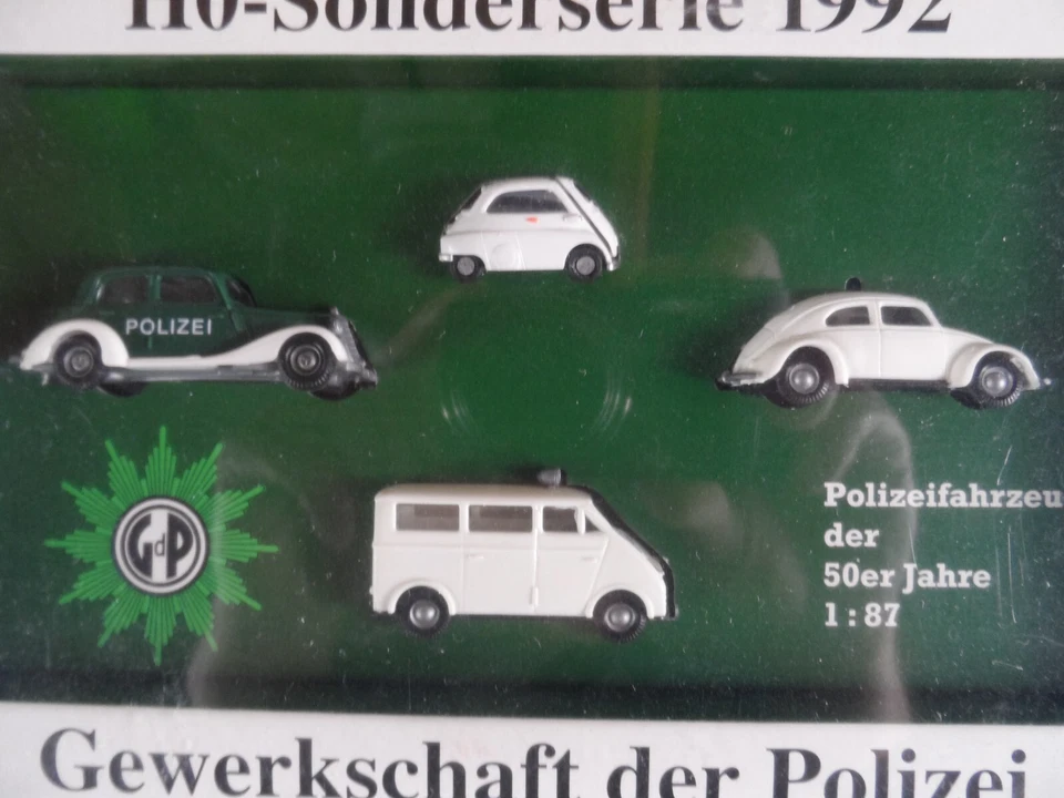 Praline Sonderserie 1992 Polizeifahrzeuge der 50er Jahre OVP 1:87 Spur H0  #84 - Bild 2 von 4