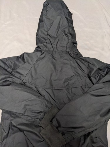 Boy's Nike Black Hooded Zip Up Windbreaker Jacket Tag Size Small - Picture 9 of 12