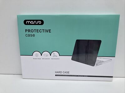 Mosiso Schwarz Hartschale Schale Schutz für 16 Zoll Macbook 2021 M1 Pro A2485 Neu