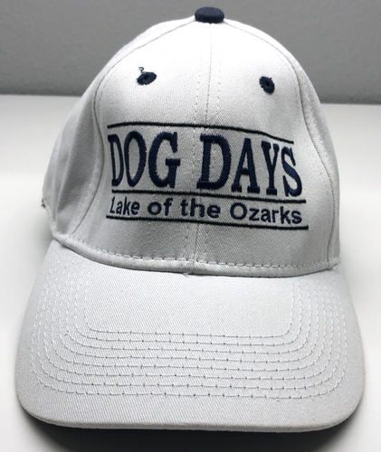 Baseballkappe Dog Days Lake At The Ozarks The Game weiß Druckknopflasche Einheitsgröße