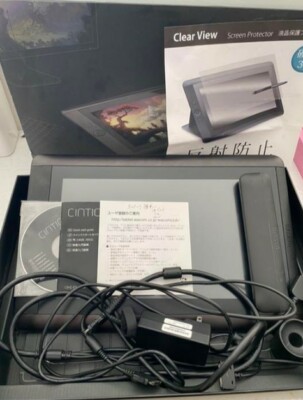 Wacom DTK-1300/K0 CINTIQ 13HD Interactive Pen Display Tablet Graphics Used Black