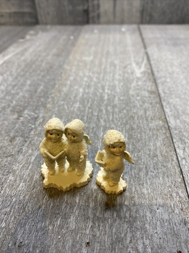 Dept 56 Snowbabies TWINKLE LITTLE STARS 2pc Miniature Pewter Figurine 7621 - 0 - Picture 5 of 5