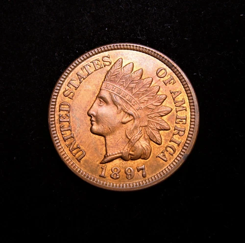 1897 Indian Head Cent BU