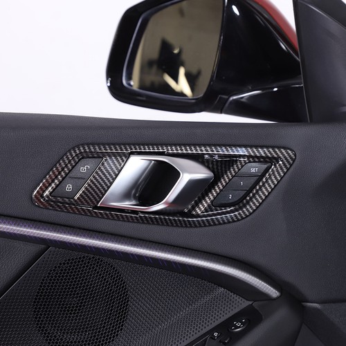 ABS Carbon fiber Interior Door Handle Trim Cover Für BMW 1 2 Series F40 F44 20+ - Bild 20 von 23