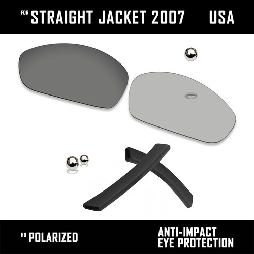 Anti Scratch Polarized Replacement Lens&Earsocks for-Oakley Straight Jacket 2007 - Picture 13 of 20