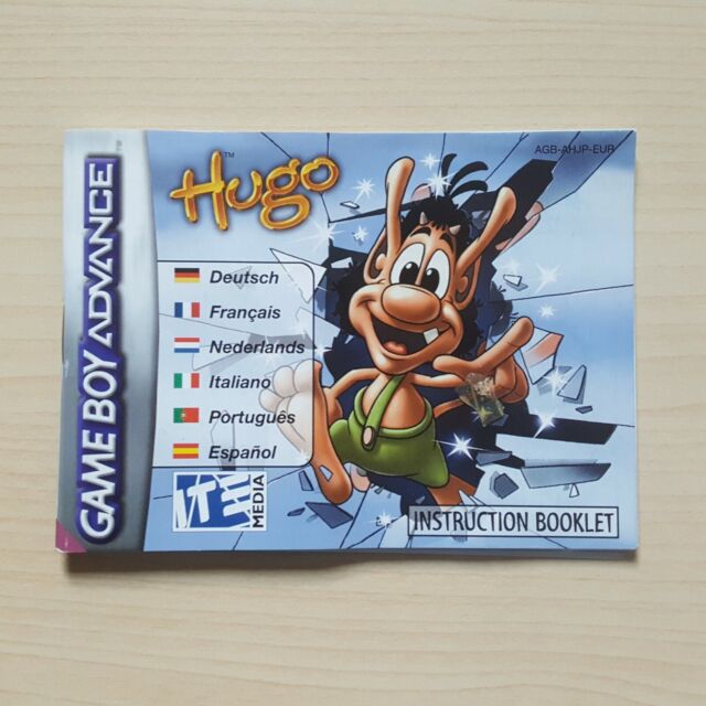 Hugo Spielanleitung Anleitung Nintendo GameBoy Advance GBA