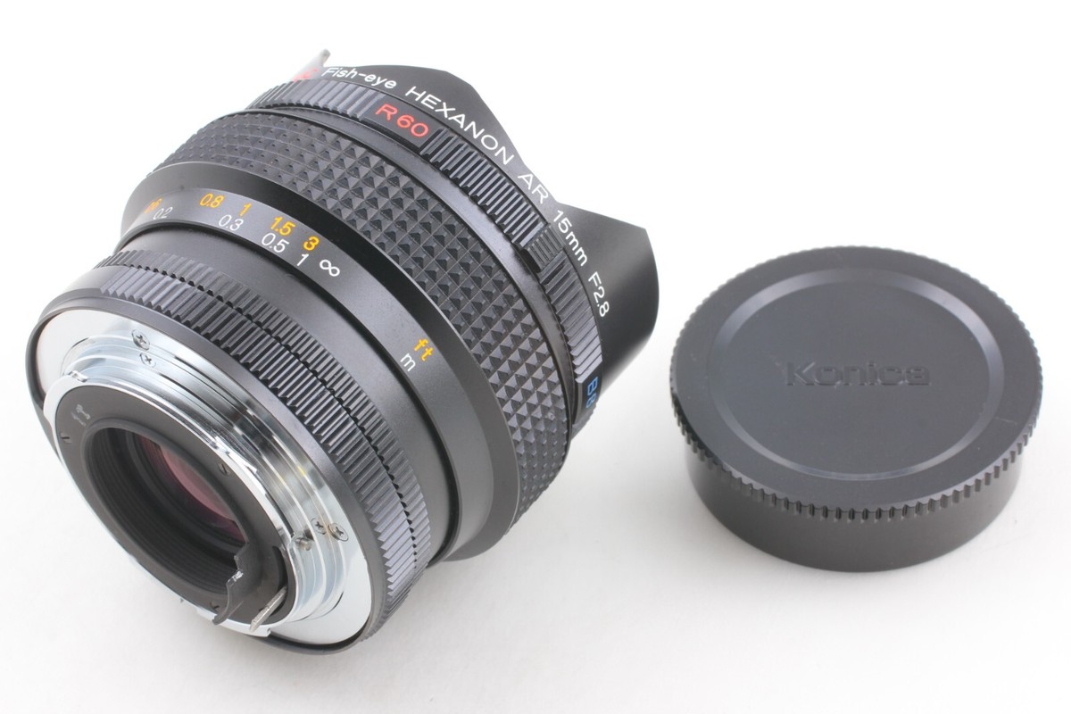 KONICA UC Fish-Eye 15mm F2.8 レアレンズ　値下げ MINT+++】 Konica UC Fish-Eye Hexanon AR 15mm f2.8 Fisheye