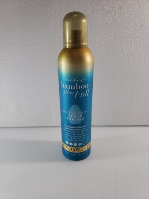 OGX Bodifying + Bamboo Fiber Full Root Boosting Spray Mousse 7.75 oz Hair Style