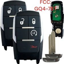 2 Smart Remote Key Fob 68365327 GQ4-76T for 2019 2020 2021 RAM 2500 3500 4500