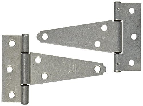 National Hardware V286 Charnière En T Plaqué Zinc 15,2 Cm