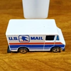 Hot Wheels Vintage The Heavies Letter Getter White Black Base BW Hong Kong 1979