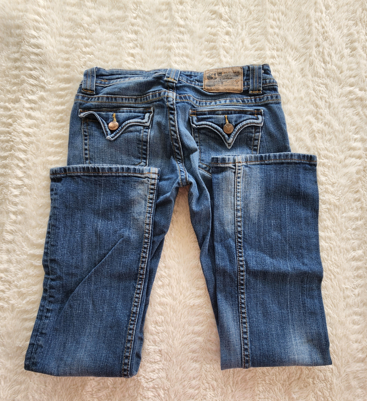 SIZE 29 7/8 Vigoss Studio Jeans Boot Cut, Flap Pocket