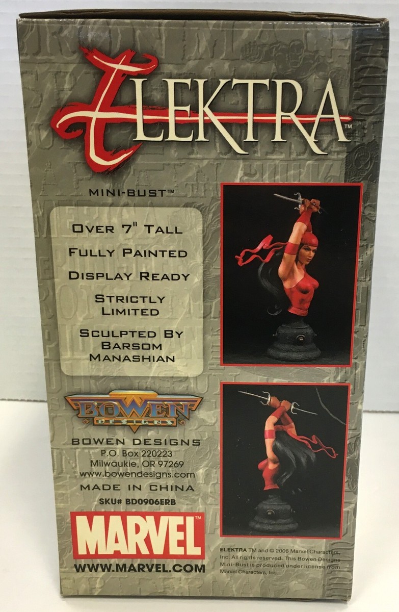 Marvel Comics: Bowen Mini-Bust - ELEKTRA WHITE COSTUME - 164