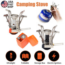 Outdoor Camp Gas Stove Burner Ultralight Portable Backpacking Gas Butane Propane
