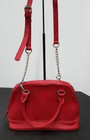 Betsey Johnson Red Quilted Heart Purse Shoulder Bag
