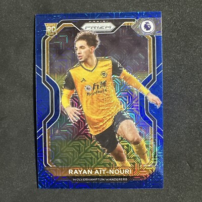 2020-21 Panini Chronicles Prizm Rayan Ait-Nouri Blue Mojo Rookie 16/16