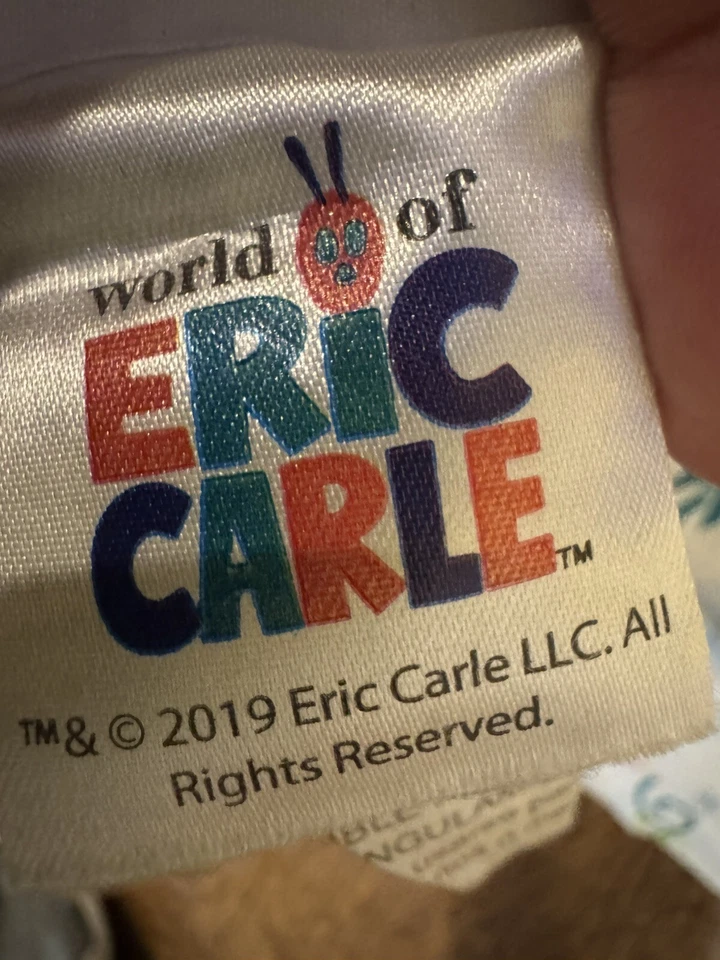 🐛Muy hambriento 🐛 Juego de 4 piezas de edredón Eric Carle 42"x58" para niños pequeños + peluche Foto 4 de 4