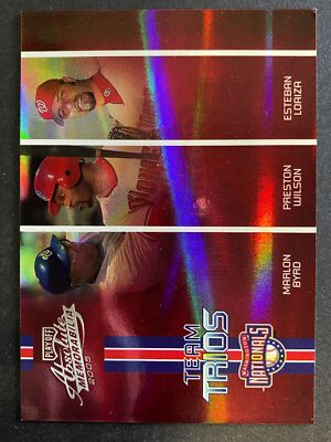 2005 Playoff Absolute Memorabilia Team Trios Nationals Spectrum /125 #TT-60
